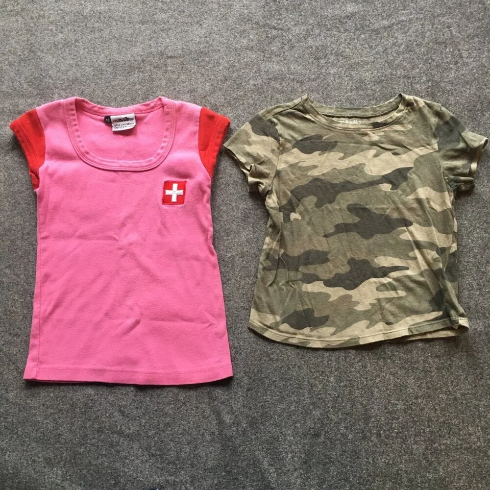 Girl Size 5 Clothing Lot 4x‎ Pieces Bulk All Seasons Camo Casual Outdoor Cotton